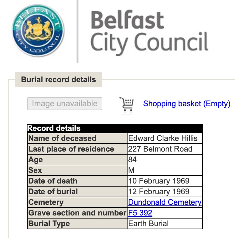edward clarke hillis death
