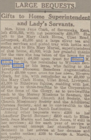 elize jane clarke probate newspaper